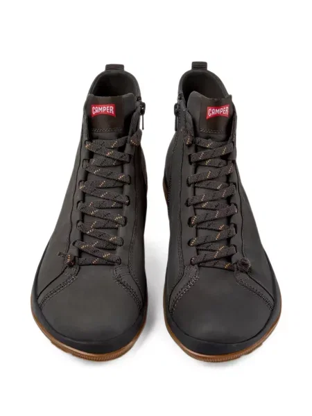 Sneakerși Camper din piele de căprioară gri