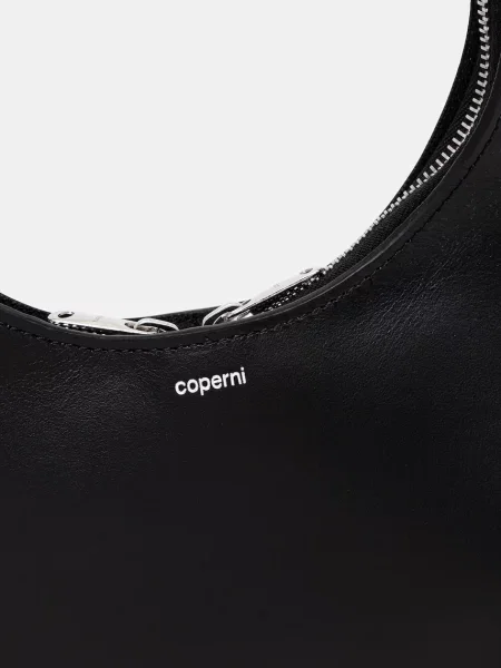 Кожаная сумка Coperni без косточек черная