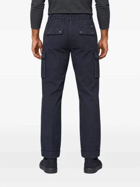 Pantaloni cargo Mason's cu cordon albastru