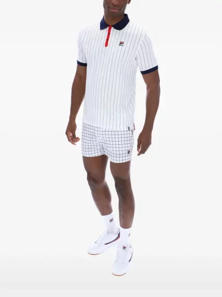 Tricou polo Fila clasic alb