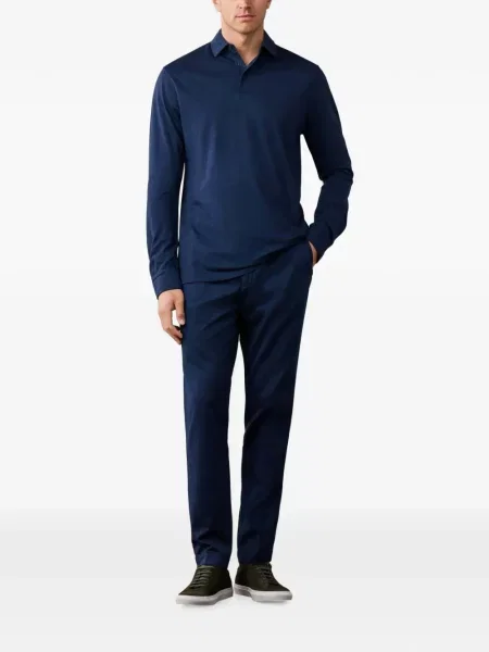 Lung tricou polo Hackett London verde