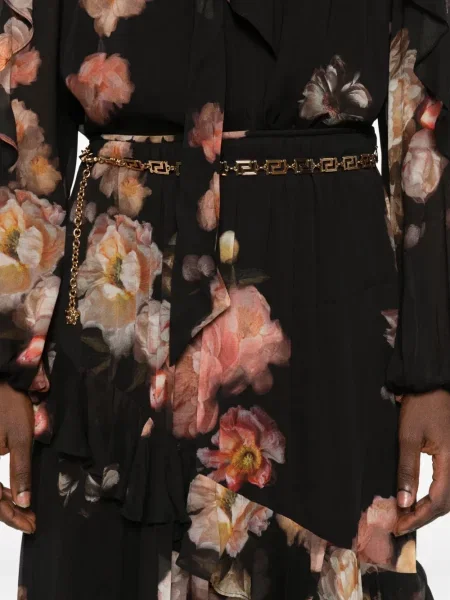 Fustă Zimmermann cu model floral cu imagine negru