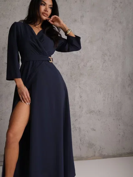 Rochie Zilendra Bleumarin