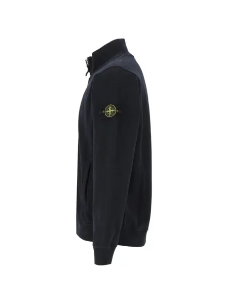 Fleece τρέξιμο μπουφάν Stone Island πέτρες μπλε