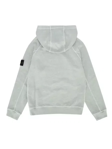 Bluza z kapturem dziecięca Stone Island szara