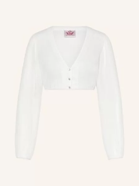 Spieth & Wensky Bluzka Do Sukienki Bawarskiej Efeu weiss biała