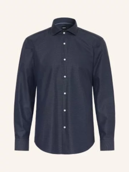 Boss Koszula Joe O Kroju Regular Fit blau granatowa
