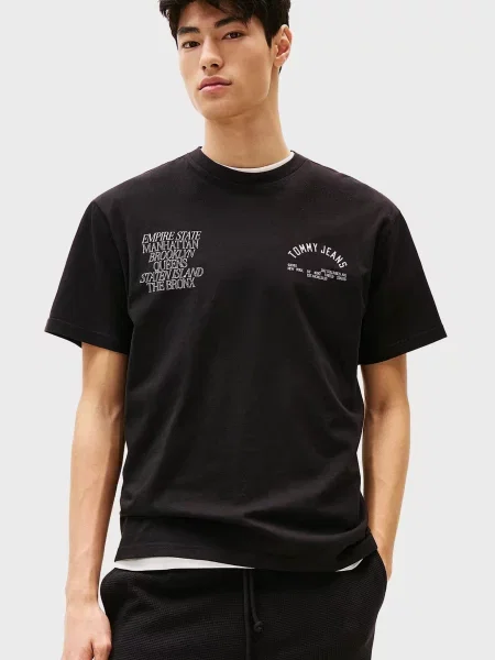 Футболка Tommy Jeans чорна