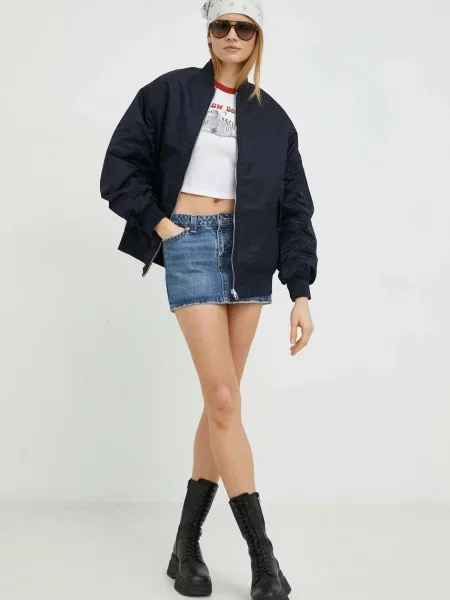 Τζιν φούστα Levi's μπλε