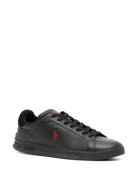 Tenisky Polo Ralph Lauren s výšivkou černé