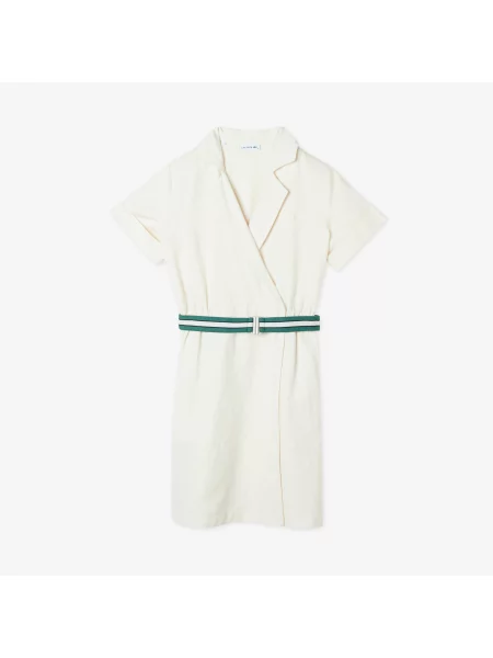 Lacoste Sukienka Lacoste biała
