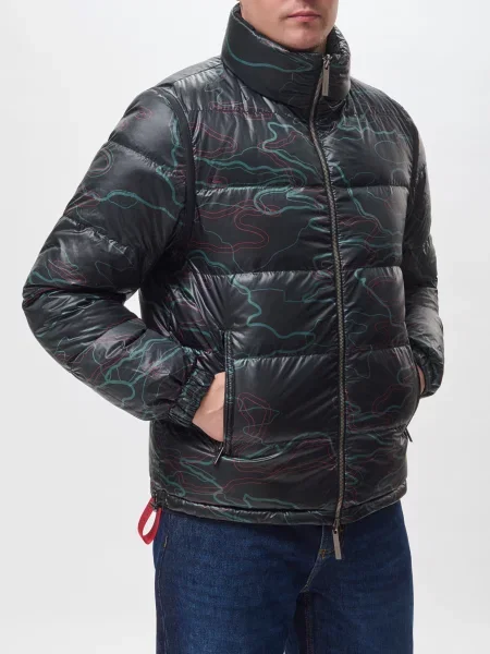 Пуховик After Label черный