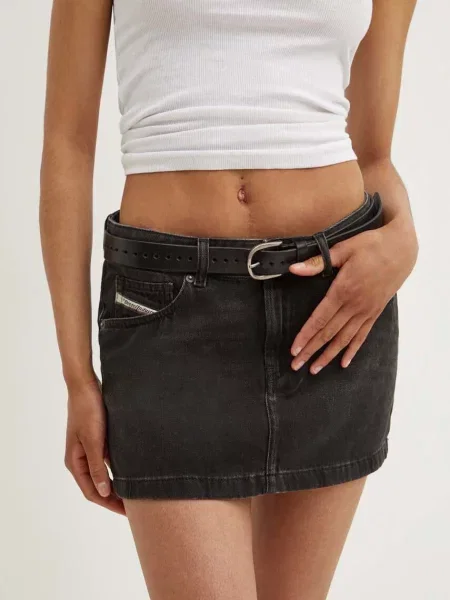 Jeans krilo Diesel DE-RON črna