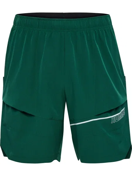 Hummel Pantaloni sport Court verde pin alb