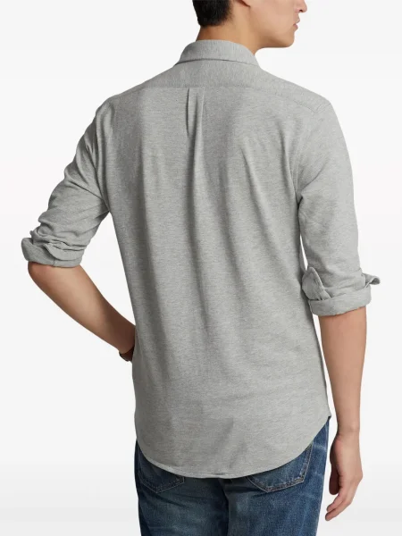 Риза Polo Ralph Lauren бродирана сиво