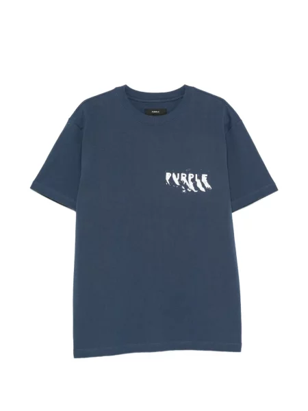 Póló Purple Brand nyomtatás kék