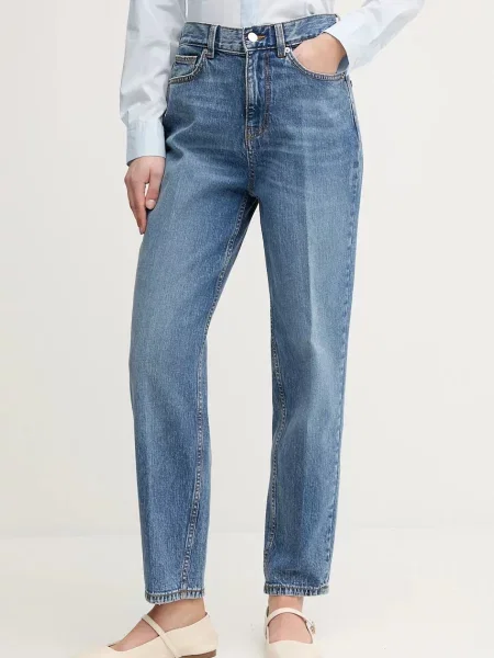 Дънки Sisley със стандартна талия синьо