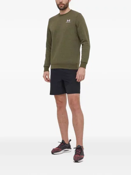 Hanorac crewneck Under Armour cu imagine cu decolteu rotund verde
