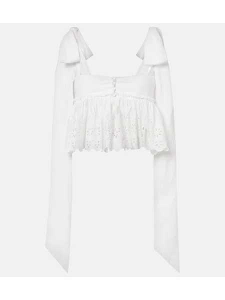 Top Chloé alb