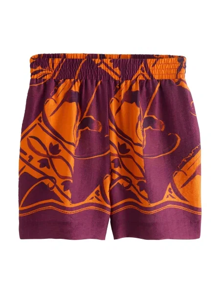 Next Kalhoty cyclam / svítivě oranžová