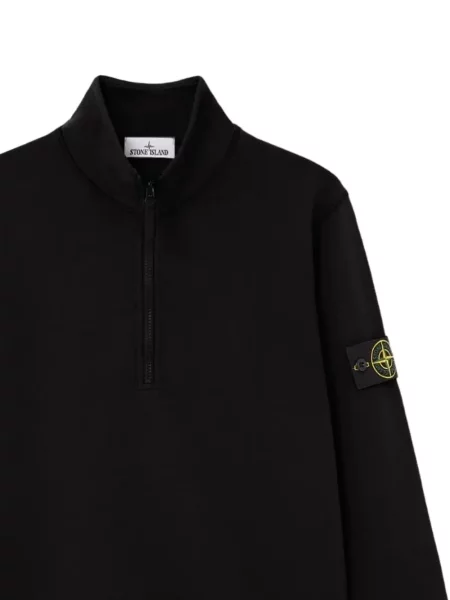 Bluza polarowa Stone Island polarowa z kamieniami czarna