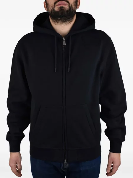 Hanorac cu glugă Burberry cu broderie negru