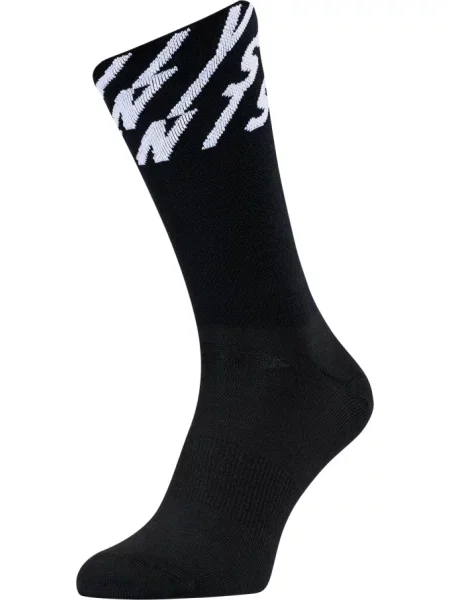 Cyklistické ponožky SILVINI Oglio černo-bílý bílé