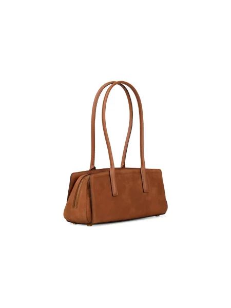 Michael Kors Geantă pe umăr Laila | piele întoarsă maro