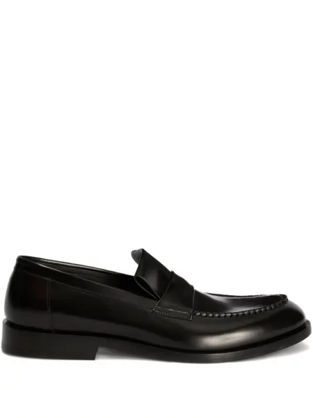 Pantofi loafer Jil Sander din piele negru