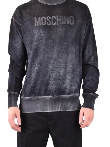 Pulover Moschino črna