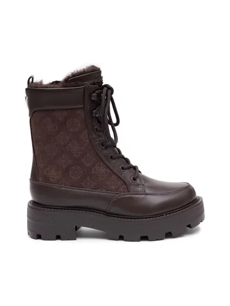 Pantofi Guess din piele maro