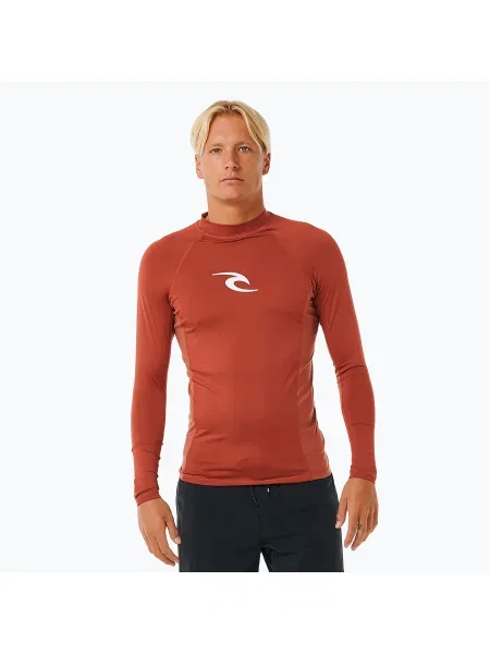 Tricou mânecă lungă Rip Curl roșu