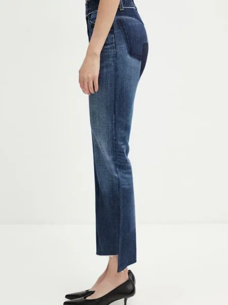 Τζιν Vetements με γούνα μπλε