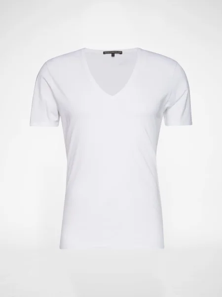 DRYKORN Tricou Quentin murdar alb