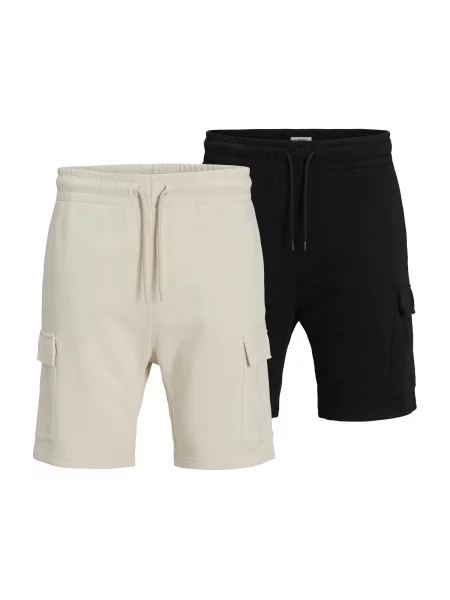 JJ Rebel Pantaloni cu JREBGORM negru alb