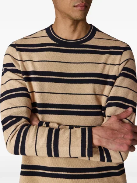 Tricou Paul Smith cu dungi lung maro