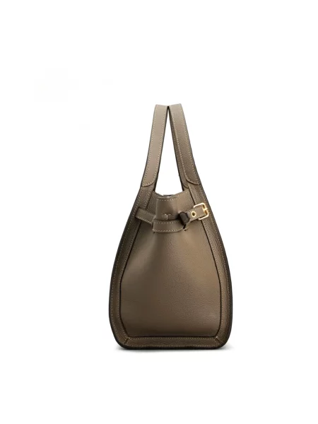 Shopperka Tod's skórzana szara