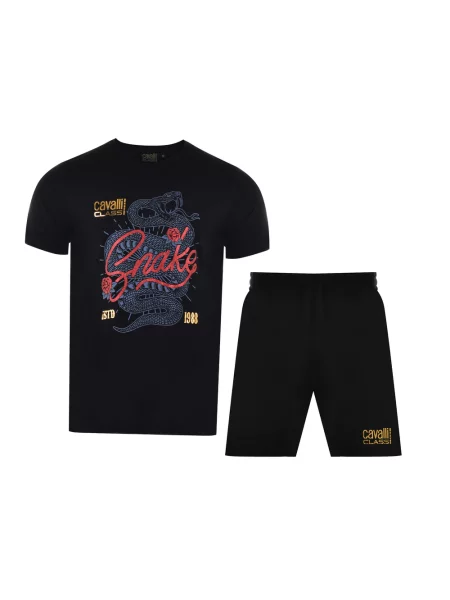 Pijamale Cavalli Class Home roșu