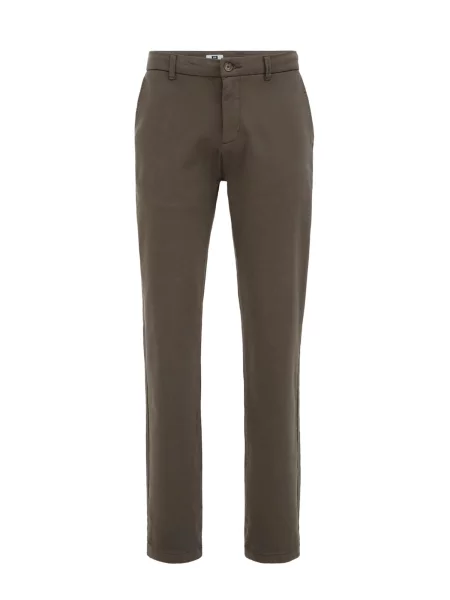 WE Fashion Kalhoty tmavě zelená