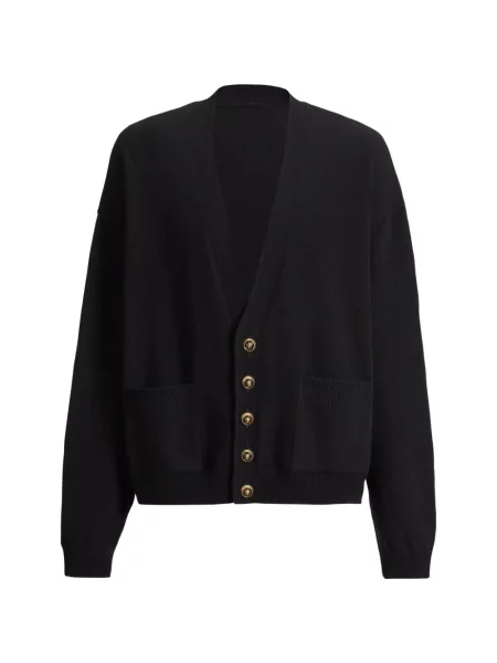 Cardigan Balmain din cașmir negru