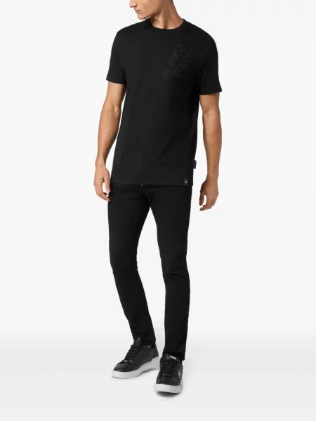 Marškinėliai Philipp Plein juoda