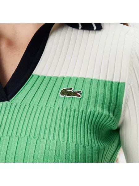 Lacoste Sweter Lacoste biały