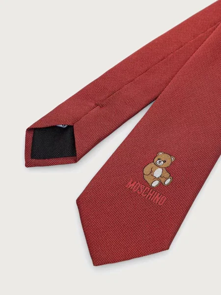 Moschino cravată pentru bărbați de mătase