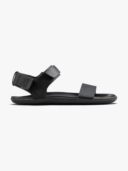 Vivobarefoot Usnjeni sandali SENSUS YIN črna