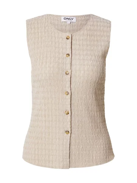 ONLY Vestă ONLILSE deschis bej