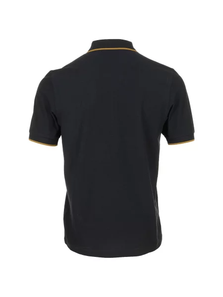 Krepové polotričko Fred Perry černé