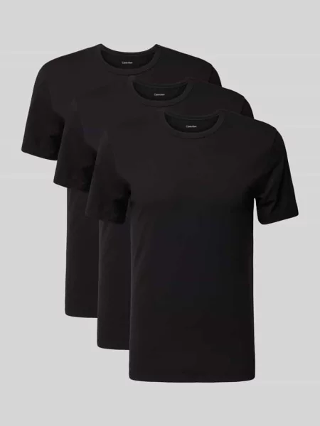 Koszulka Calvin Klein Underwear z krótkim rękawem ze stretchu czarna