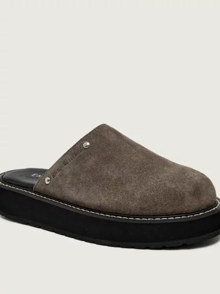 Papuci tip mules Emu Australia din piele maro