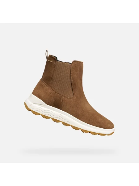 Cizme scurte Geox alb