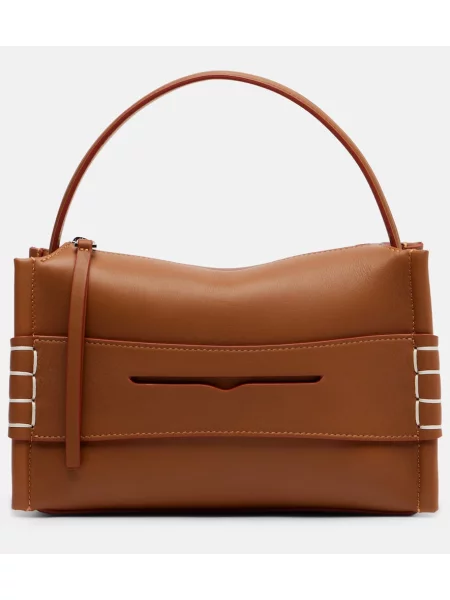 Geanta de piele Jw Anderson din piele maro